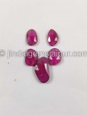 Rubellite Rose Cut Slices